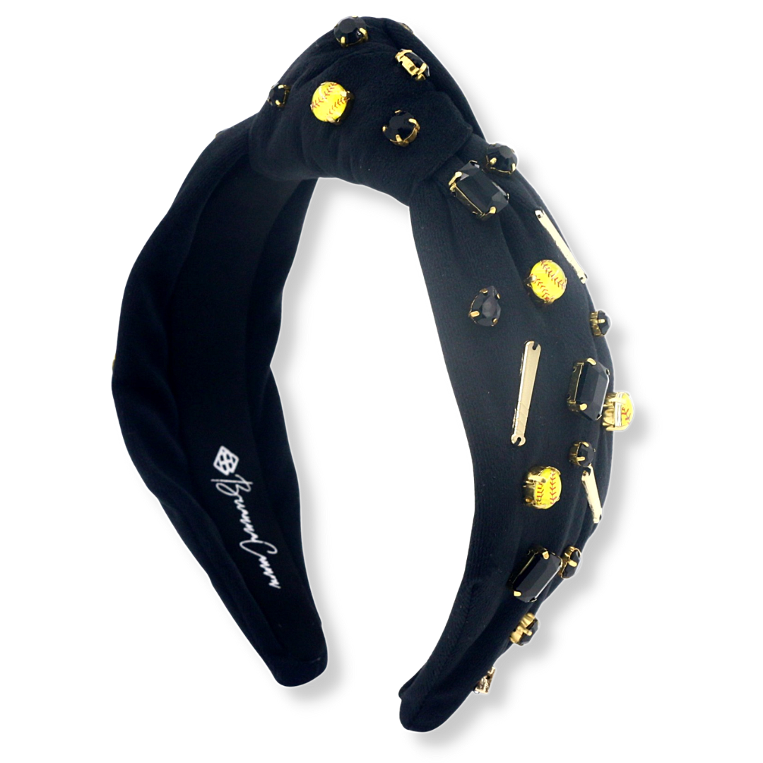 Fan Gear Softball Headband in Black