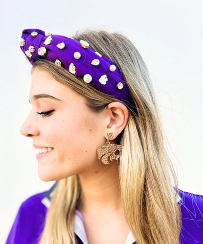 Kansas State Purple Logo Headband