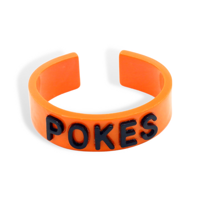 Oklahoma State Orange POKES Cuff