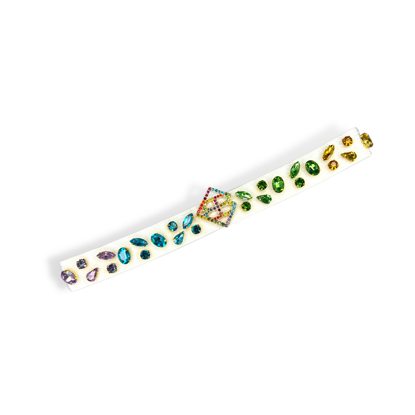 Rainbow Crystal Hat Band