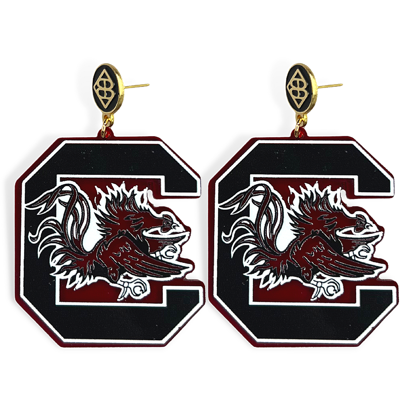 University of South Carolina Logo Earrings