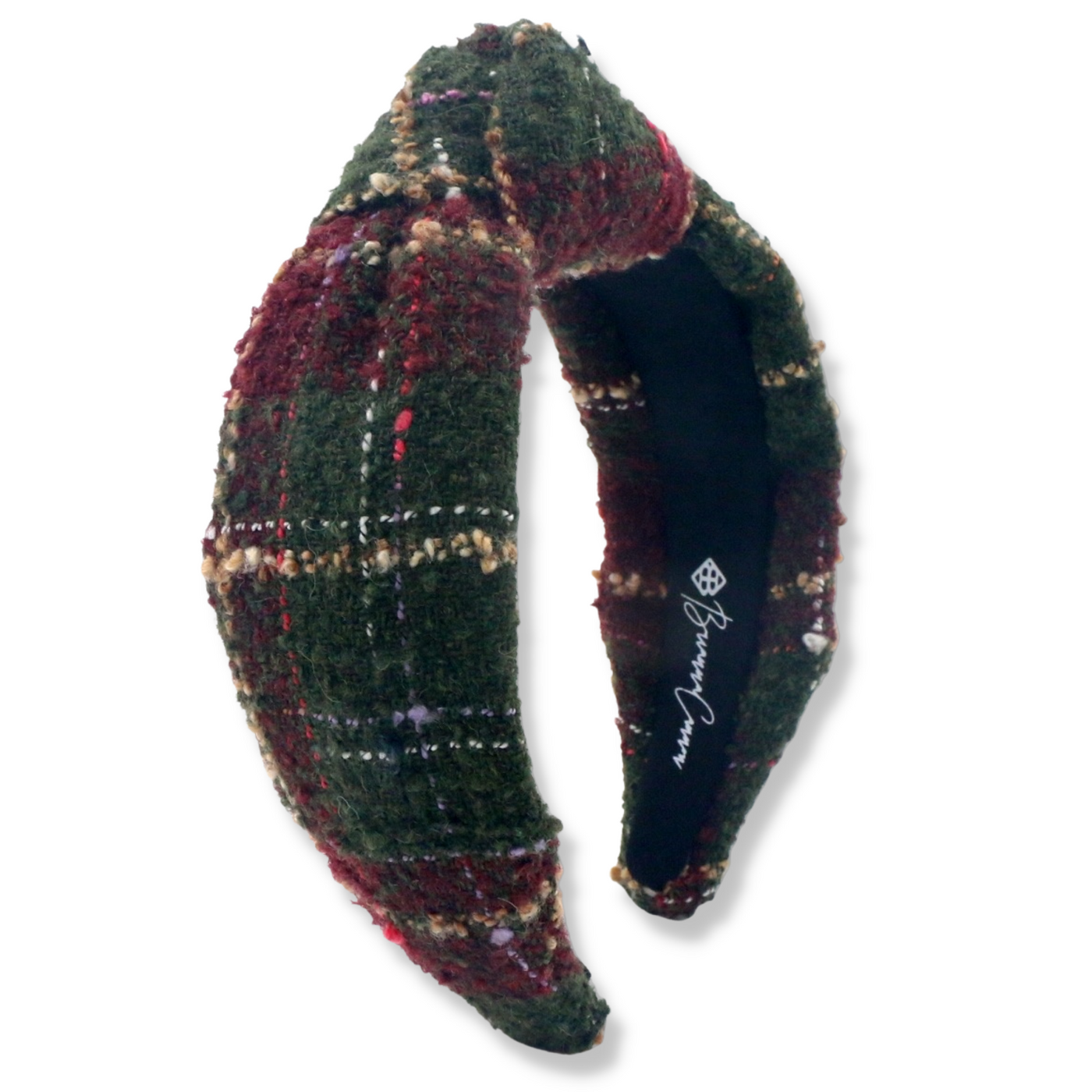 Green Winter Tweed Headband