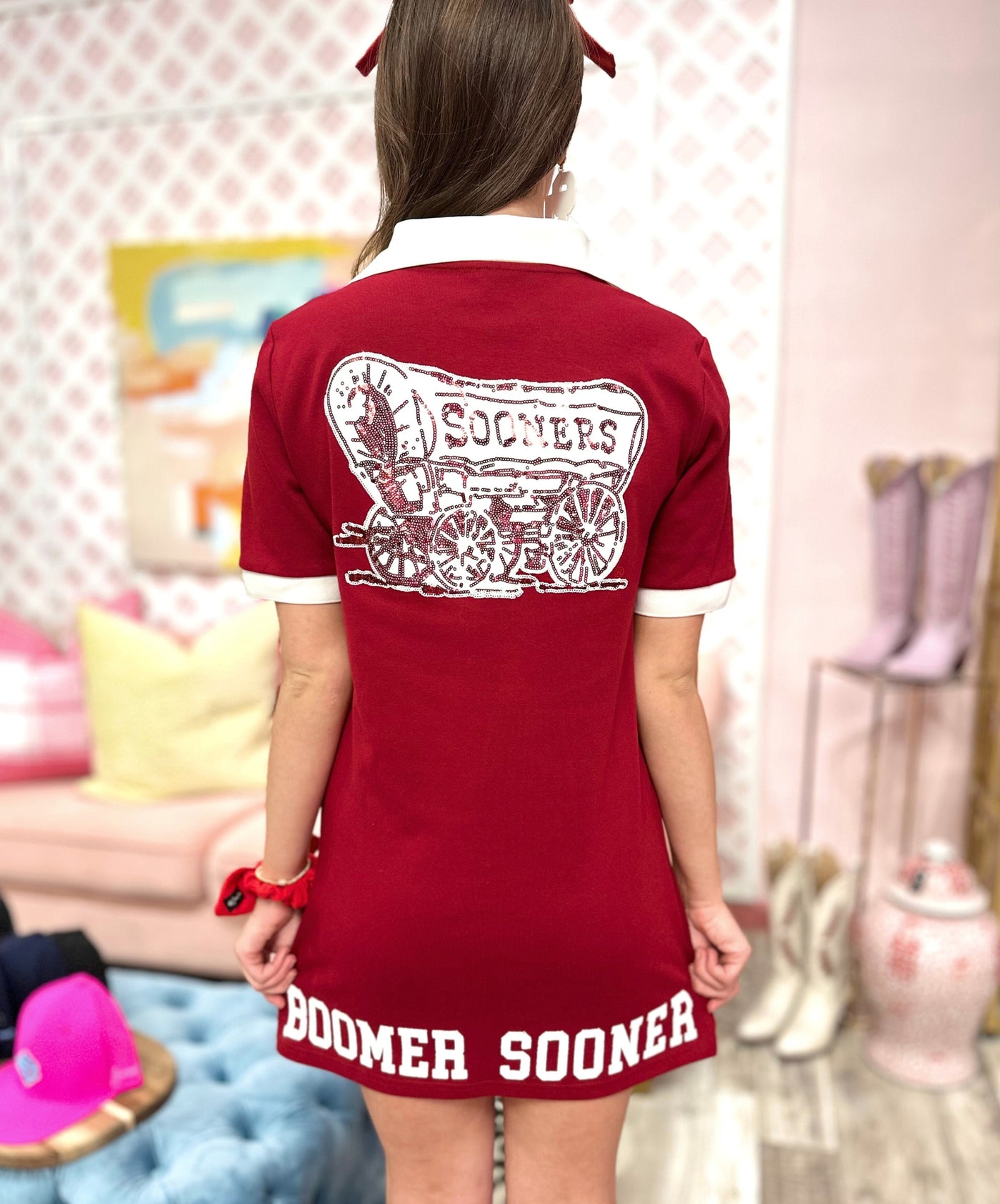 Oklahoma BC Club Dress with Sooner Logo