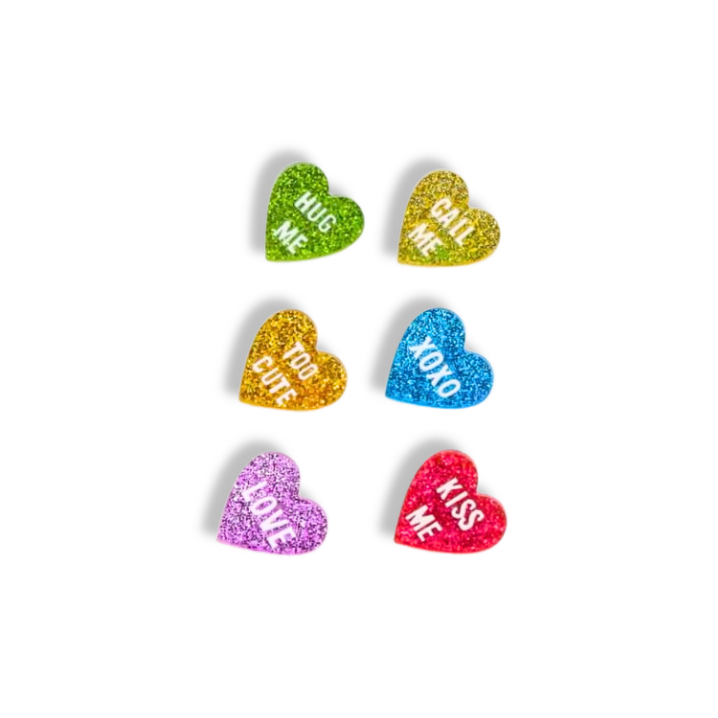 Valentines 2024 Conversation Heart Studs