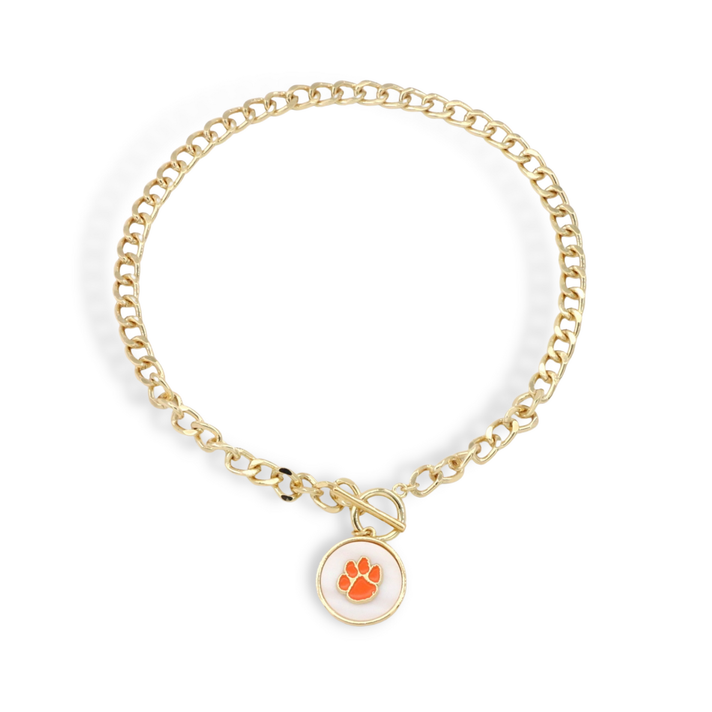 Clemson Logo  Necklace