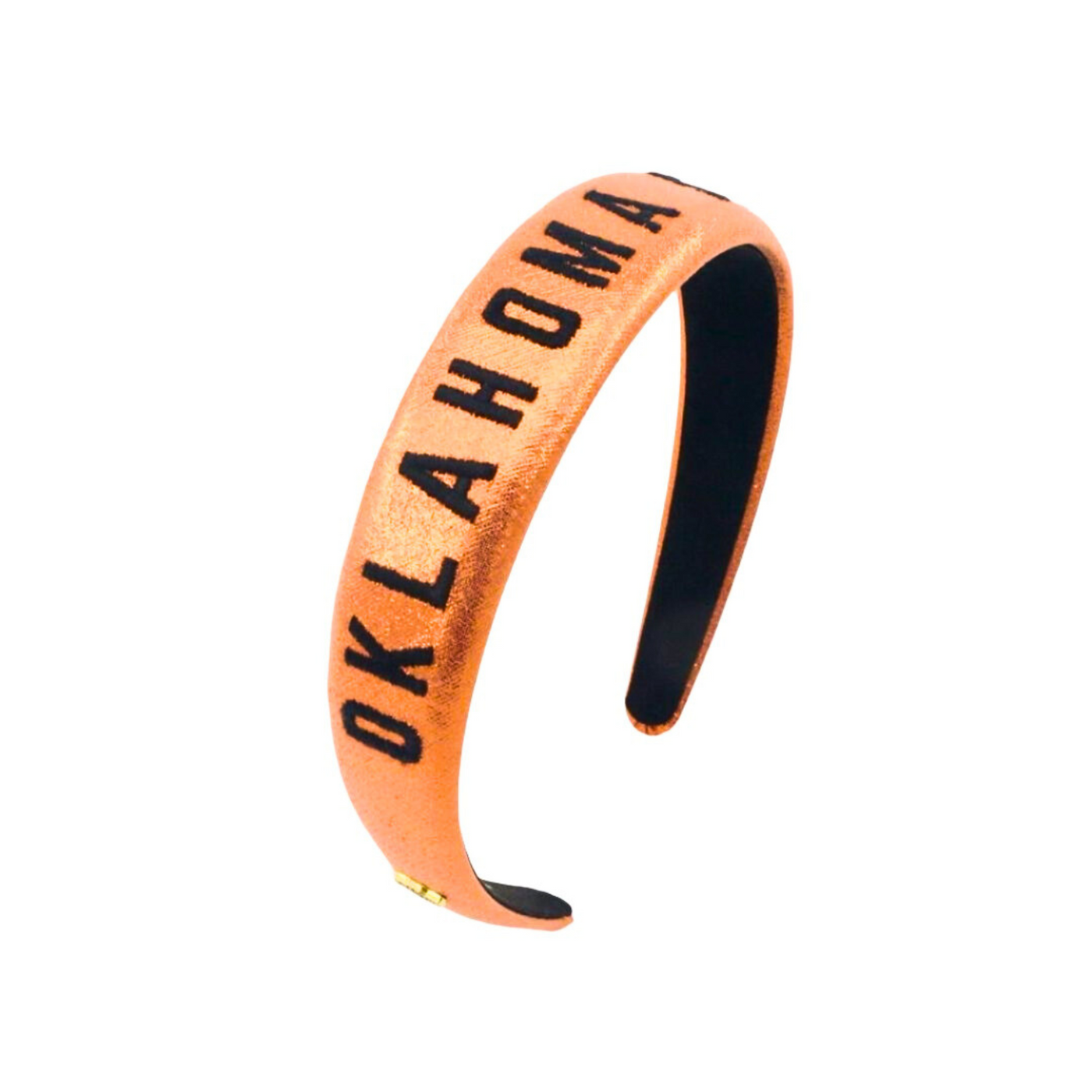 Oklahoma State Orange Thin Embroidered Headband