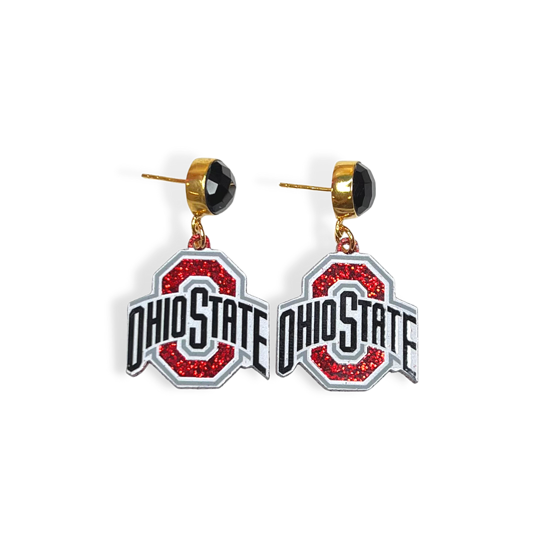 Ohio State Mini Logo Earrings