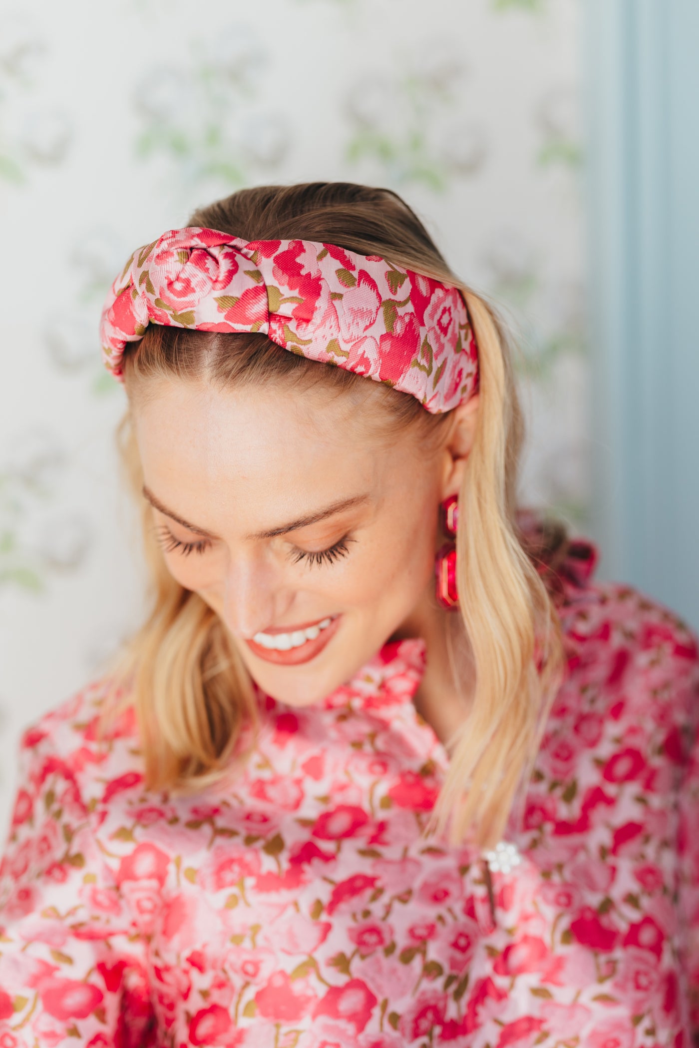 Adult Size Rose Garden Brocade Headband