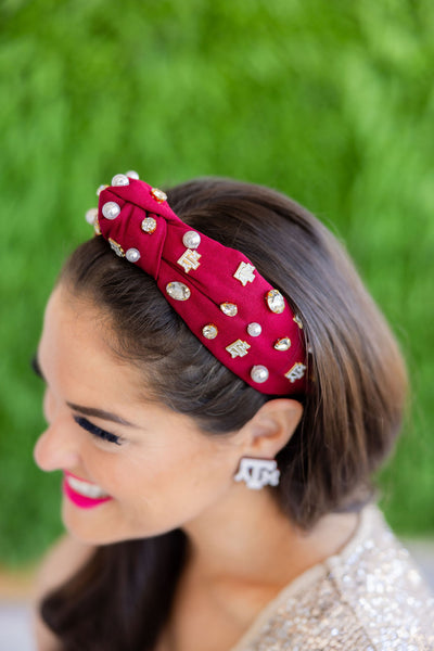 Texas A&M Maroon Logo Headband