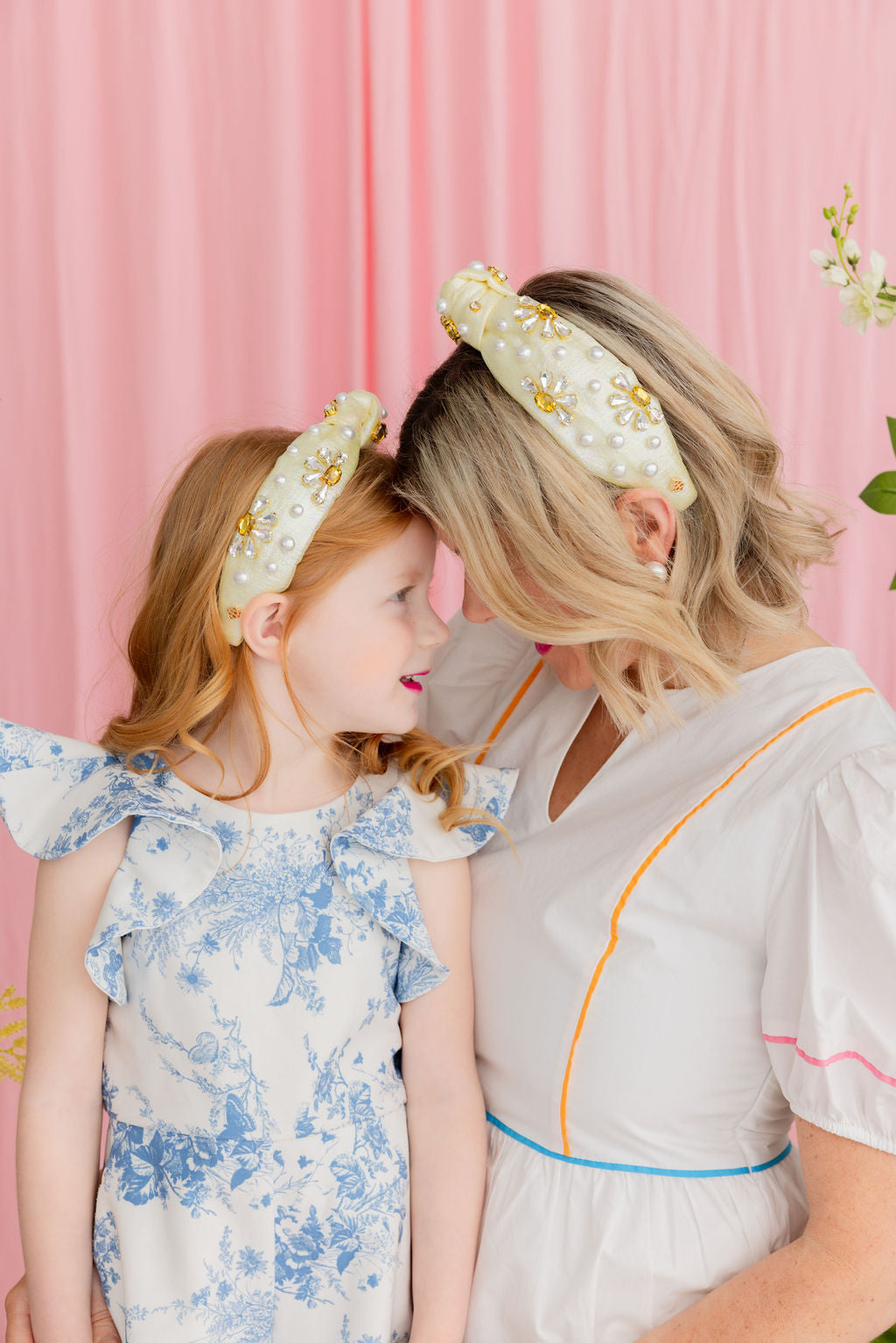 Adult Size Yellow Shimmer Daisy Headband