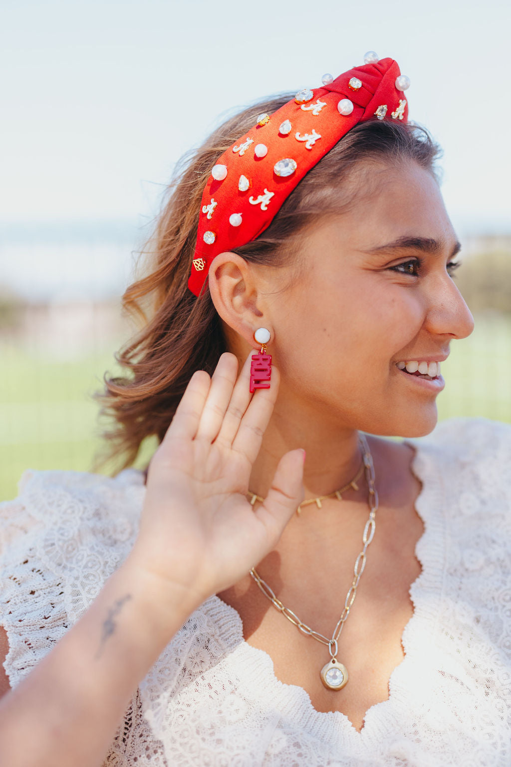 Alabama Crimson Logo Headband