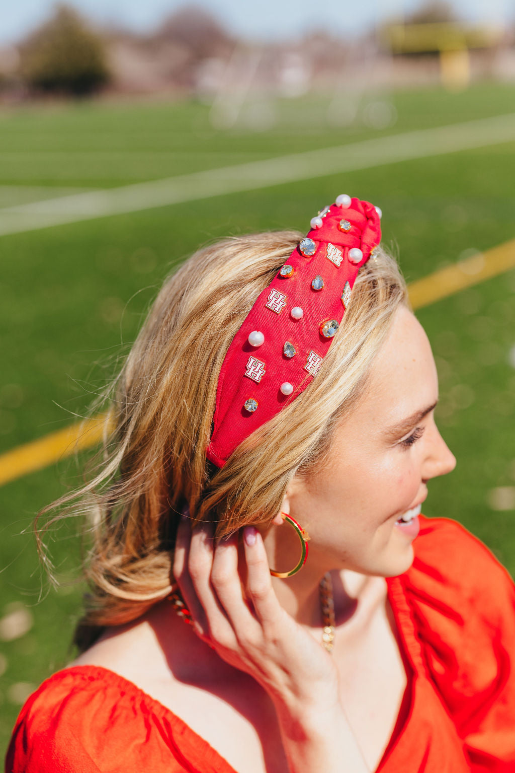 Houston Red Logo Headband