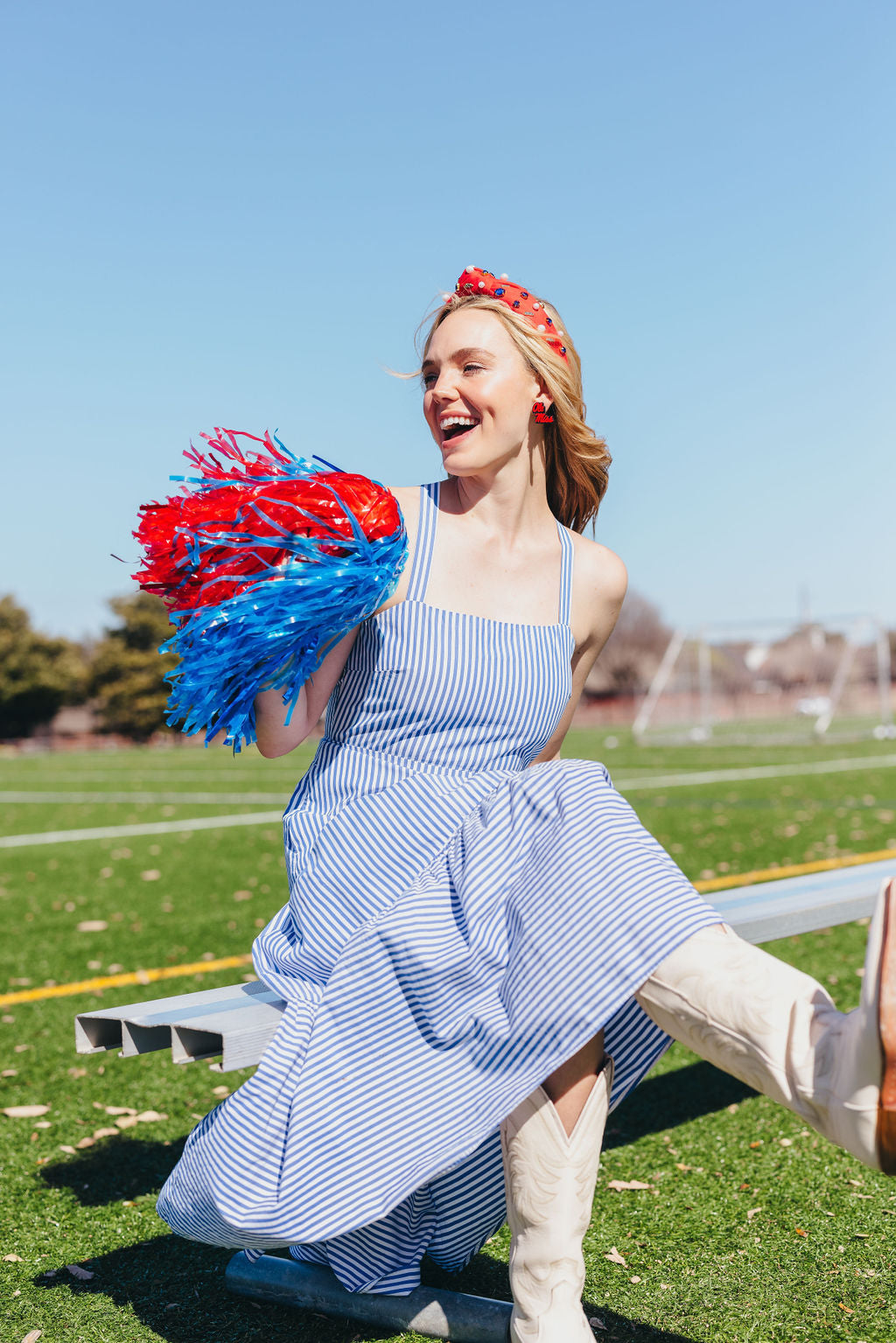 Ole Miss Red Logo Headband