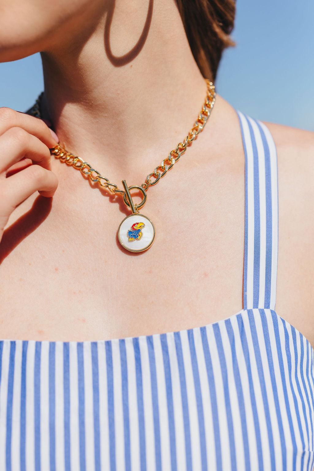 Kansas Logo Necklace