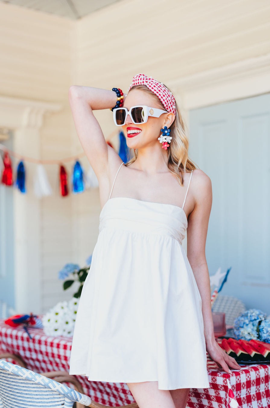 Adult Size Picnic & Pearls Headband