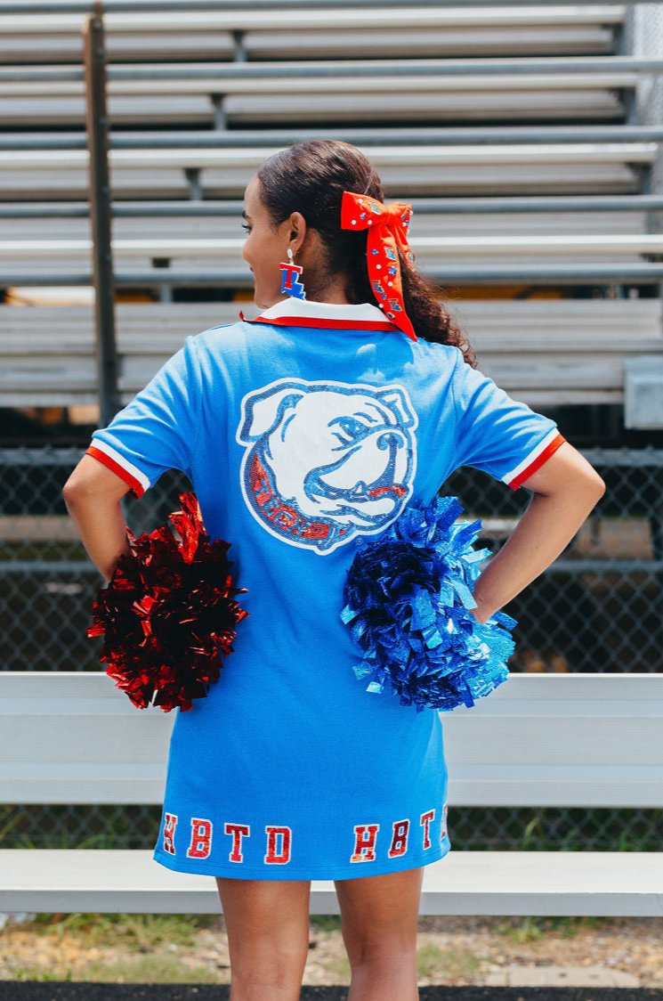 Louisiana Tech BC Club Dress with Bulldog