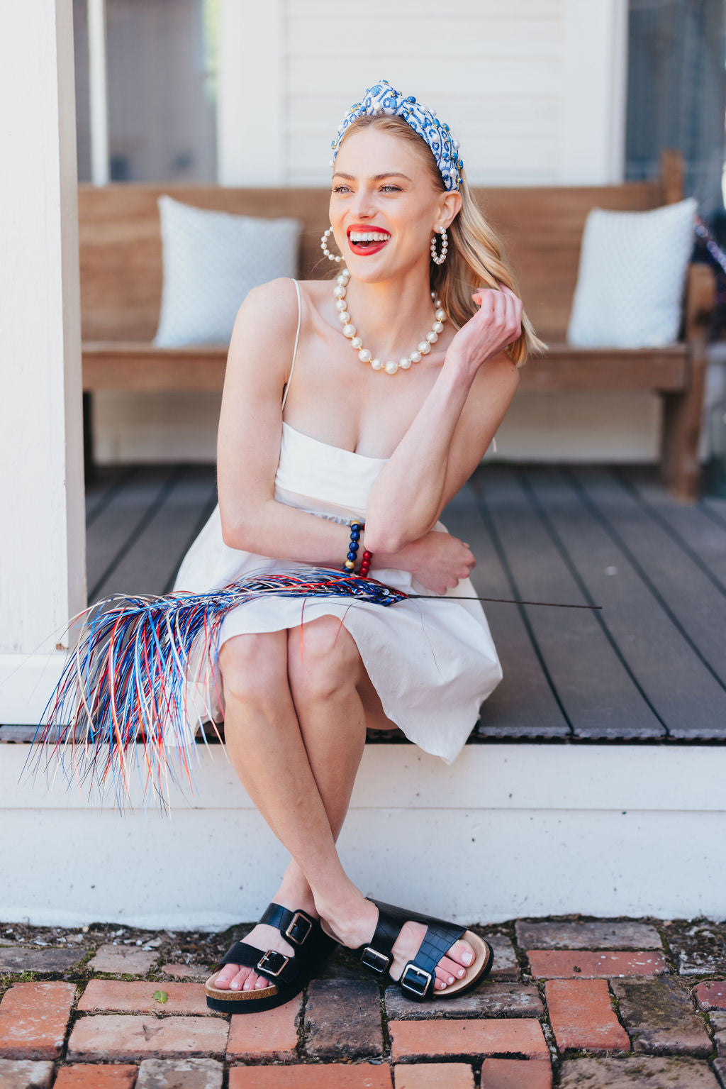 Pearl Beaded Short Necklace