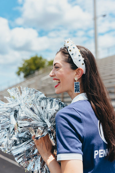 Penn State Navy WE ARE Earrings