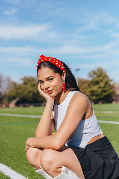 Oklahoma Crimson Logo Headband