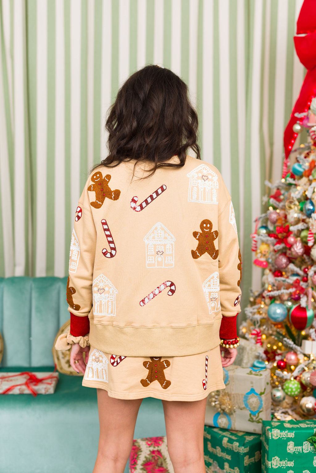 BC Gingerbread Sweets Sweatshirt & Skirt/Skort Set