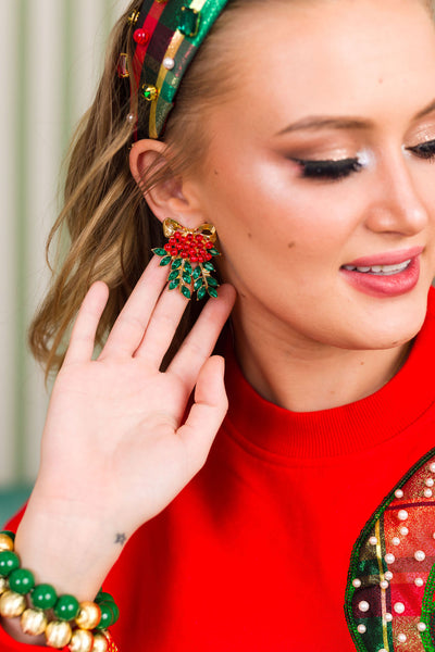 Under The Mistletoe Earrings