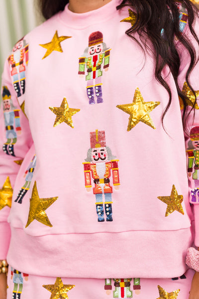 BC Pink Nutcracker Sweatshirt