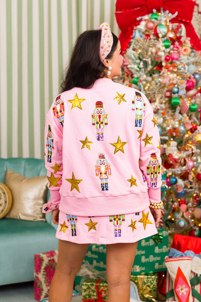 BC Pink Nutcracker Sweatshirt & Skirt Set