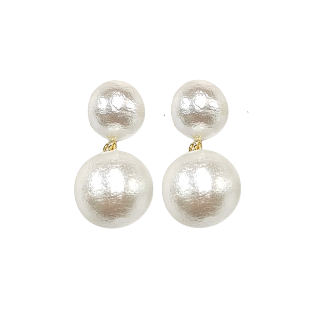 Pearl Double Drop Earrings