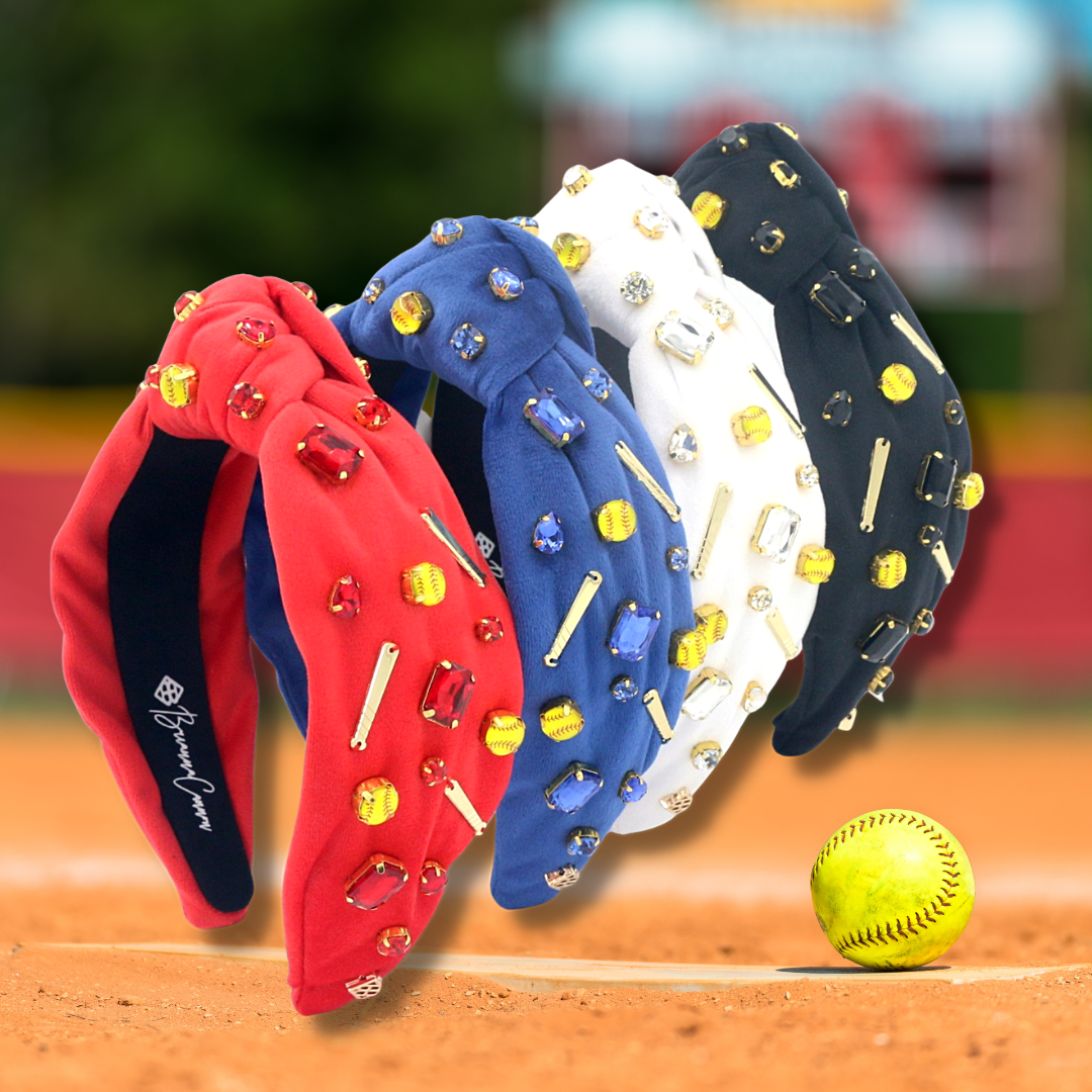 Fan Gear Softball Headband in Blue