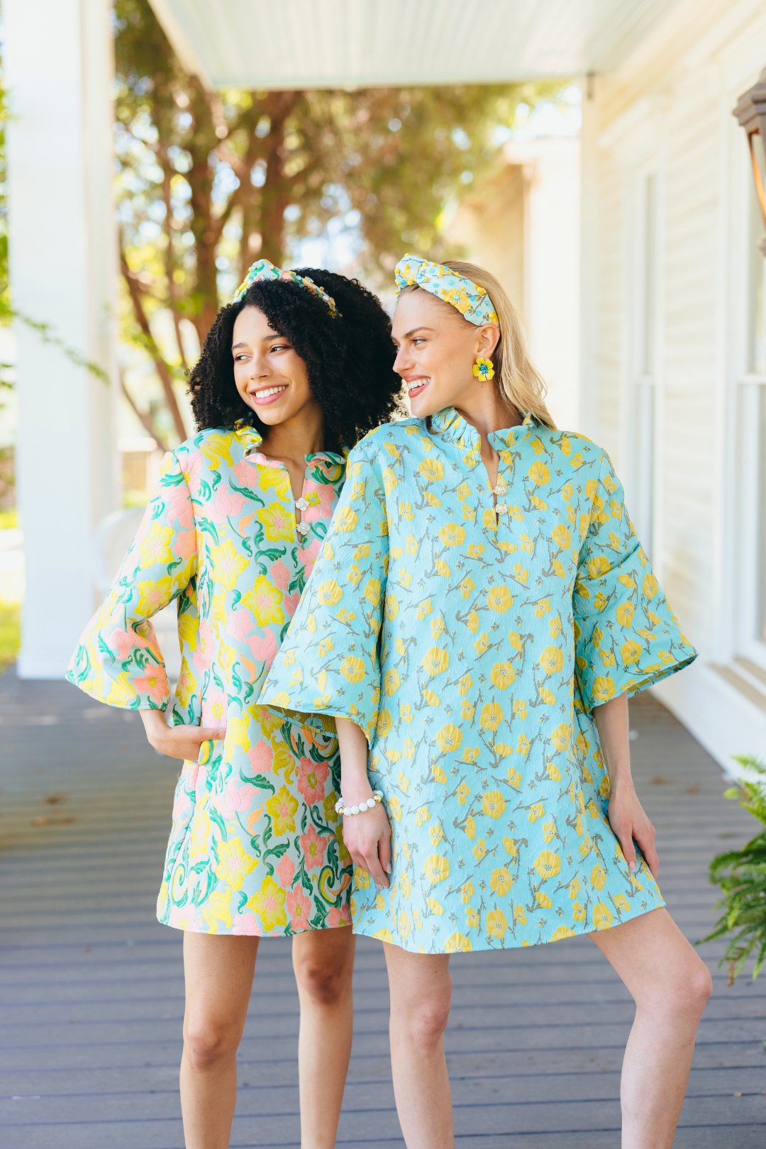 BC Caftan - Golden Cali Flowers