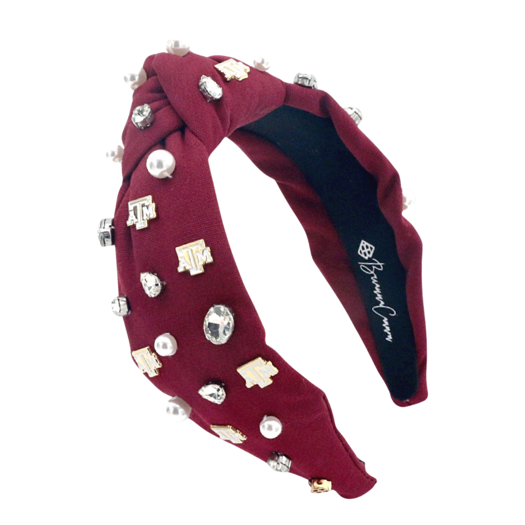 Texas A&M Maroon Logo Headband