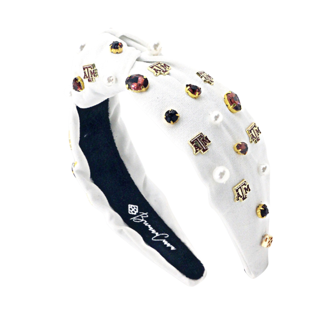 Texas A&M White Logo Headband