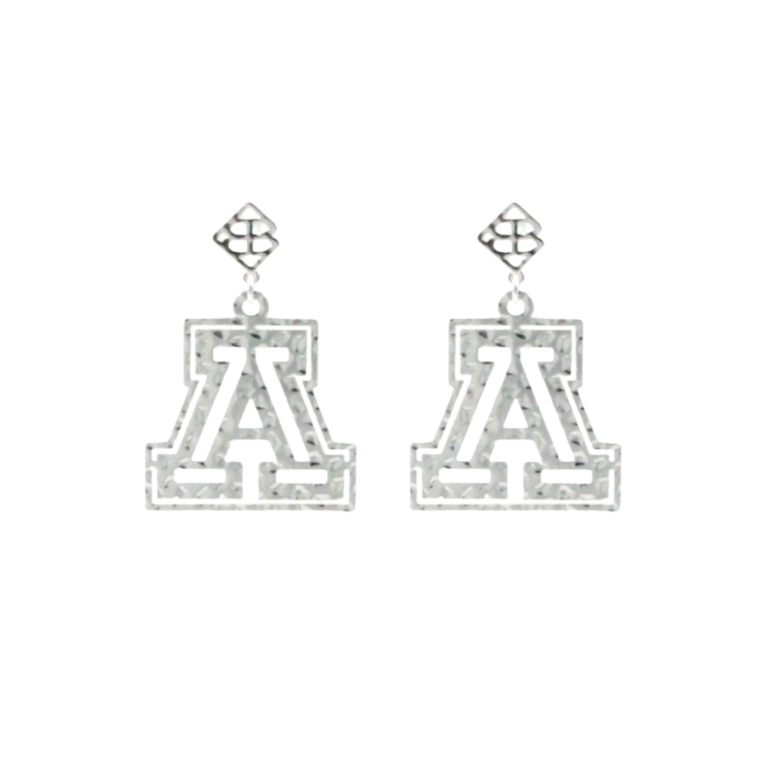 Arizona Silver Logo Earring with BC Logo