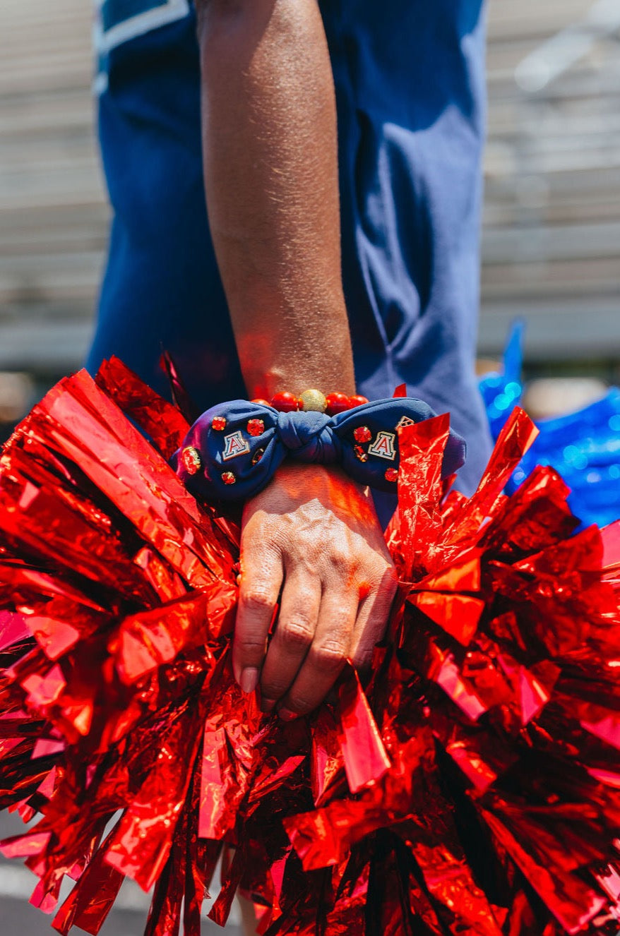 Arizona Blue Logo Bow Scrunchie