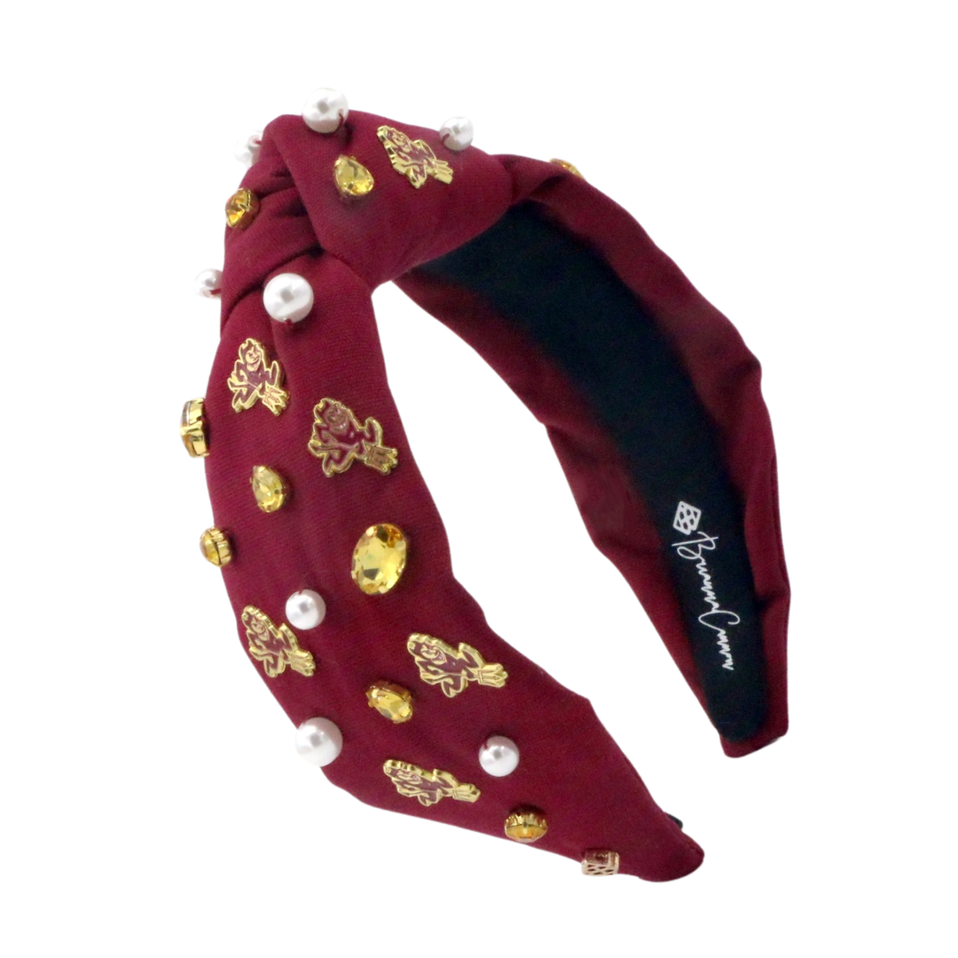 Arizona State Maroon Logo Headband