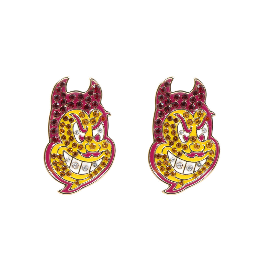 Arizona State Pavé Logo Studs