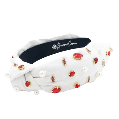 Arkansas White Logo Headband