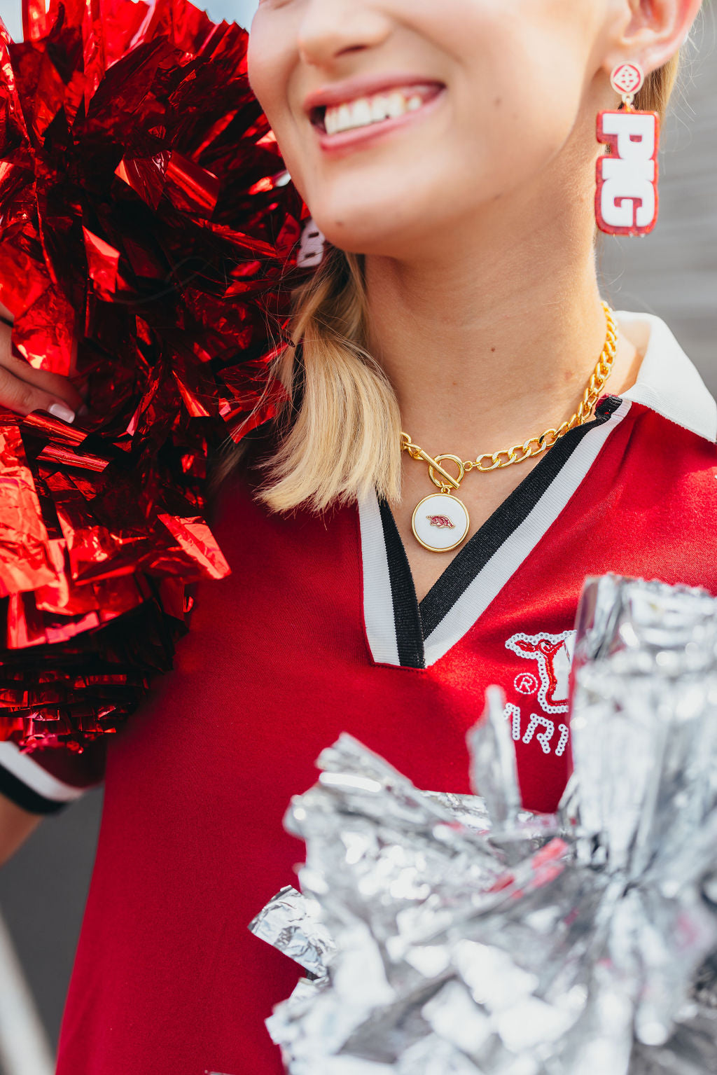 Arkansas Logo  Necklace