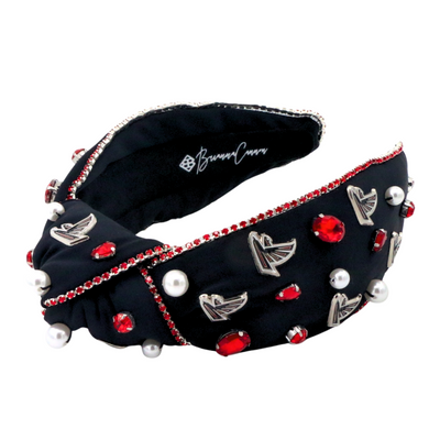 Atlanta Falcons Black Logo Headband