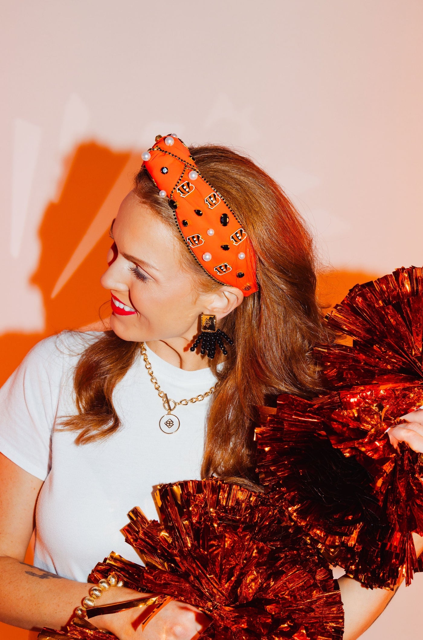 Cincinnati Bengals Orange Logo Headband