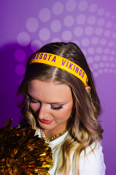 Minnesota Vikings Thin Embroidered Headband