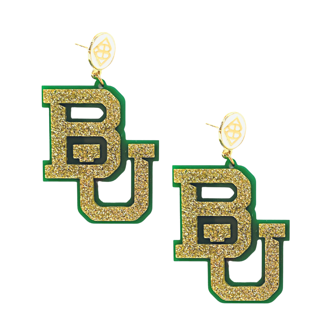 Baylor Logo Earrings