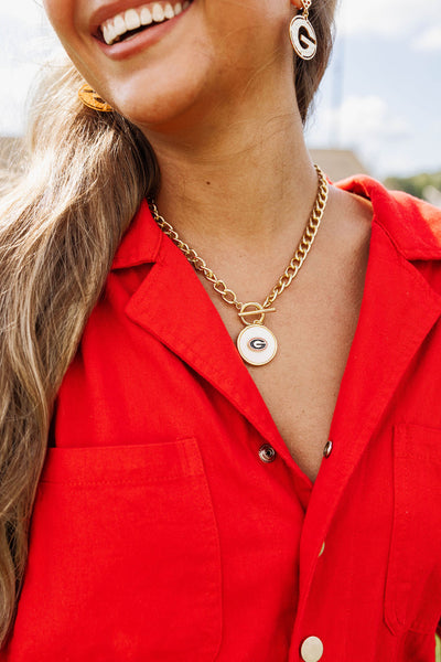 Georgia Logo Necklace