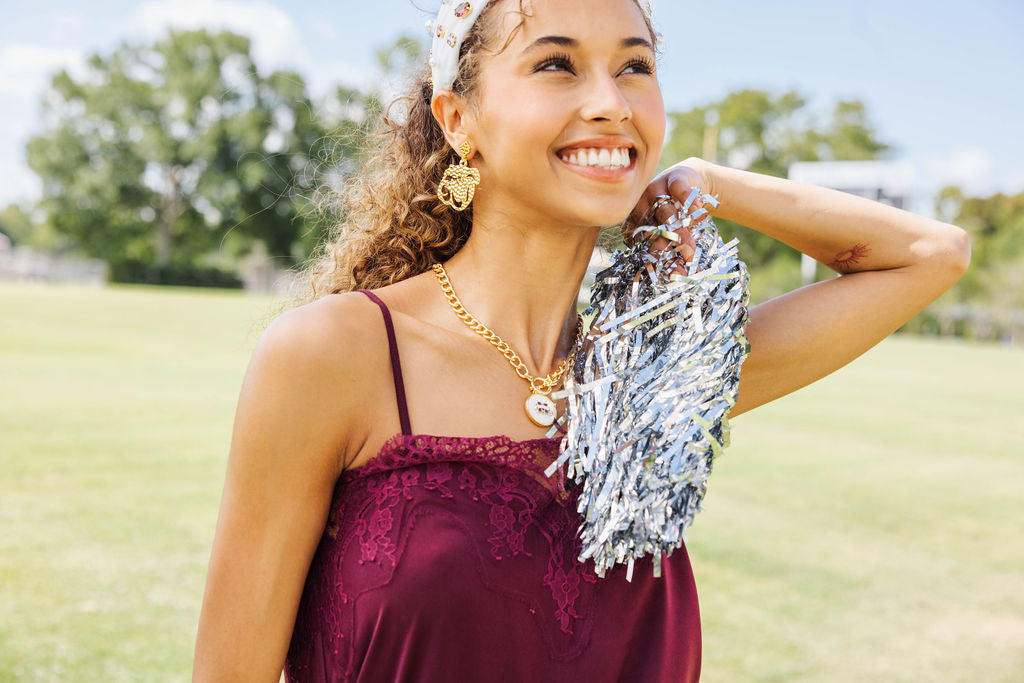 Mississippi State Logo Necklace