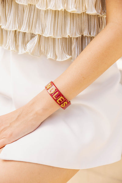 Florida State Garnet NOLES Cuff