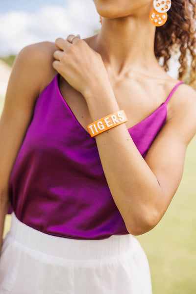 Orange TIGERS Cuff