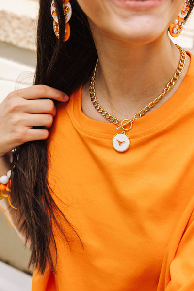 Texas Logo Necklace