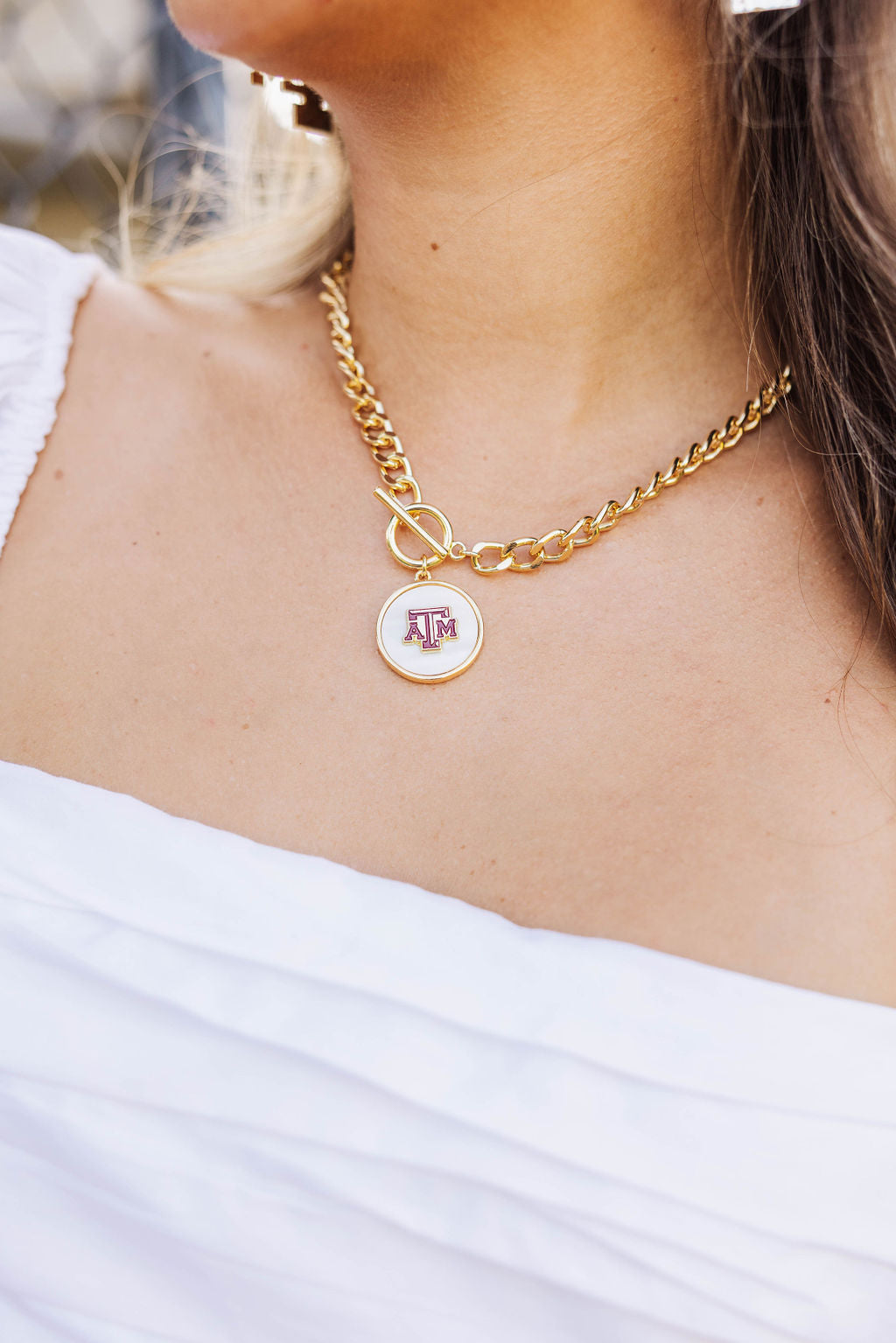 Texas A&M Logo Necklace