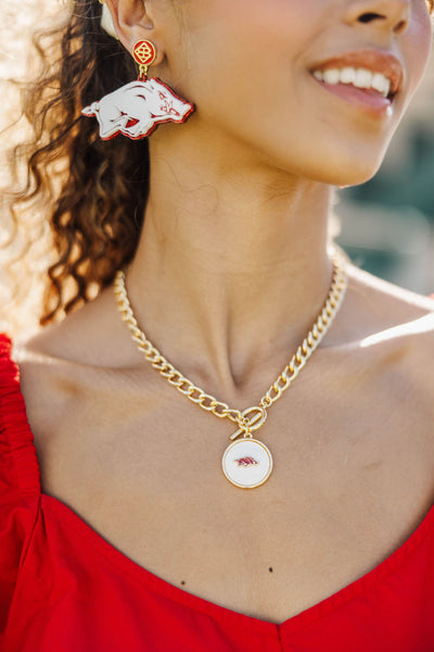 Arkansas Logo  Necklace