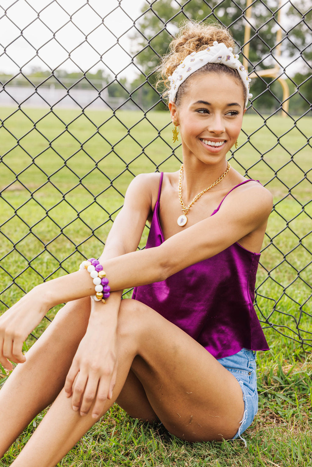 TCU Logo  Necklace